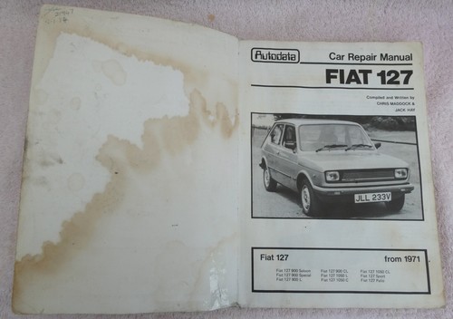 Fiat 127 Autodata Car Repair Manual - Picture 13 of 20