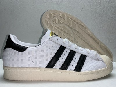 adidas superstar 80s black white