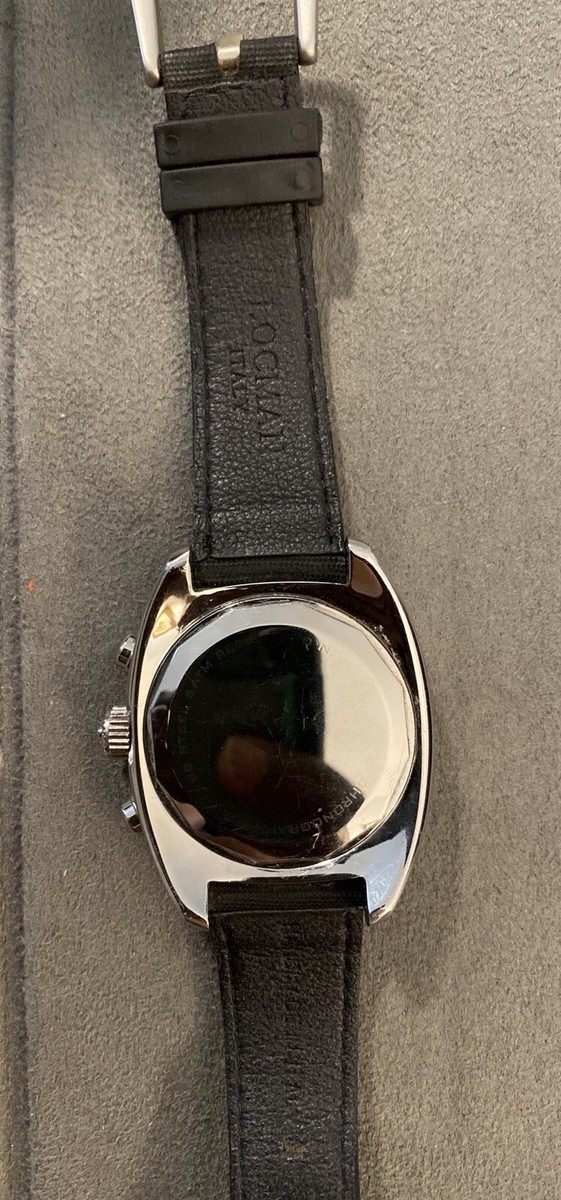 LOCMAN 1970 DIAMOND BEZEL BLACK CHRONOGRAPH WATCH | eBay