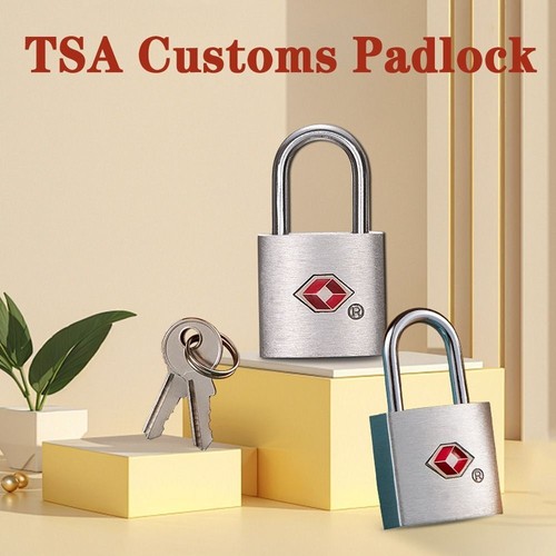 Zinc alloy Customs Lock Silver Cabinet Lock New Luggage Lock Travel