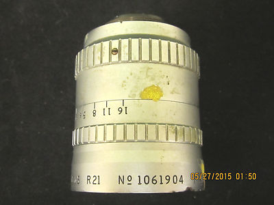 Angenieux 10mm f1.8 Retrofocus Type R21 C Mount lens for Angenieux 10mm f1.8 Retrofocus Type R21 C Mount lens for
