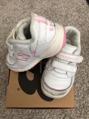 New Balance 502 Toddler Girls Sneakers, Size 4M, White/pink Sneakers