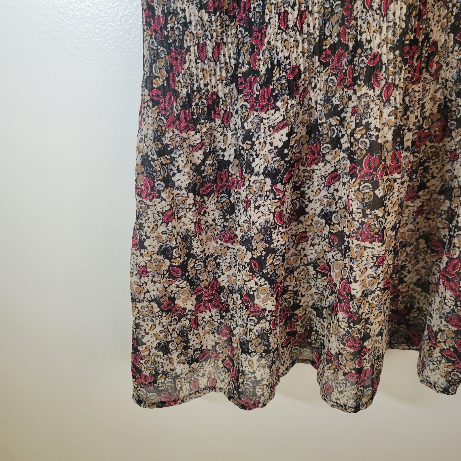 Zara Basic Collection Dress Small Multicolor Fine… - image 7