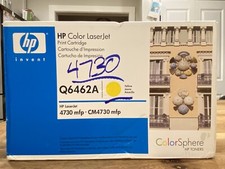 Genuine OEM HP Q6462A Yellow LaserJet Toner Cartridge 4730 mfp, CM4730 mfp