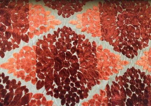 DESIGNERS GUILD FABRIC MONPLAISIR Mandrin F1341 CUT VELVET SOFT FURNISHINGS - Picture 2 of 2