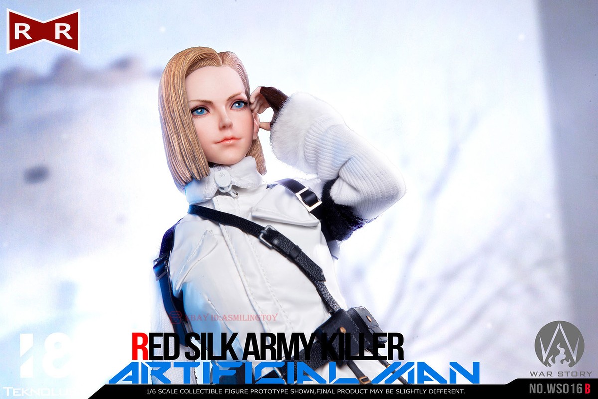 WAR STORY TOYS 1/6 WS016 B Red Silk Army Killer Android 18