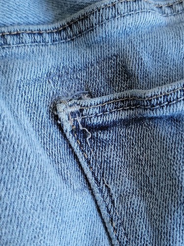 Armani Jeans 31 32x30,5 Regular Mid Rise Blau Logo Distressed Mittelblau LESEN - Bild 17 von 20