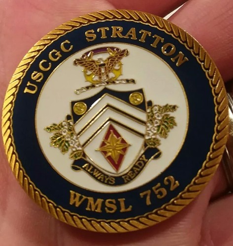 USCGC STRATTON WMSL 752 US Coast Guard CHIEF PETTY OFFICER Challenge Coin 