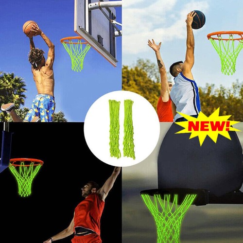 Glow In The Dark BasketballHoop Net Luminous Shoot Sports P6W3 2024 HOT X7N2 - Picture 2 of 13
