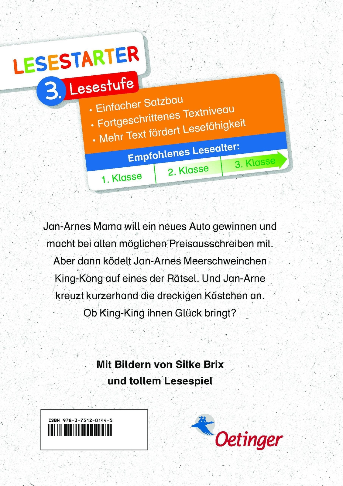 Thumbnail - King-kong, Das Glücksschwein | Lesestarter. 3. Lesestufe | Kirsten