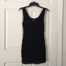 Rachael & Chloe Little Black Dress Lace Lined M