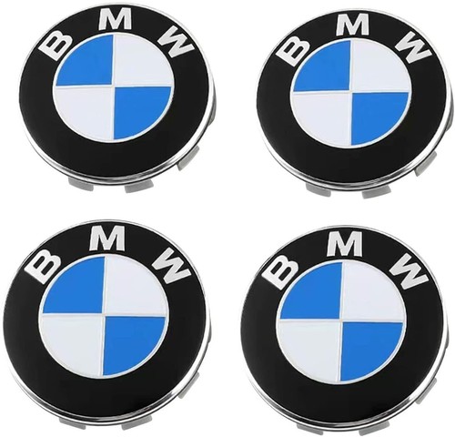 4X Cache Moyeu 68mm Auto Clipser Jante Centre De Roue Enjoliveur BMW - Picture 3 of 8