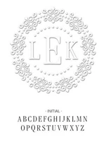 Custom Monogram Hand Held Embosser Custom Initial Hand Held Embosser Seal