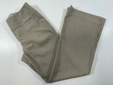 The Limited Women  s Tan Cassidy Fit Zipper  Tan Closure Wear To Work Pants 10