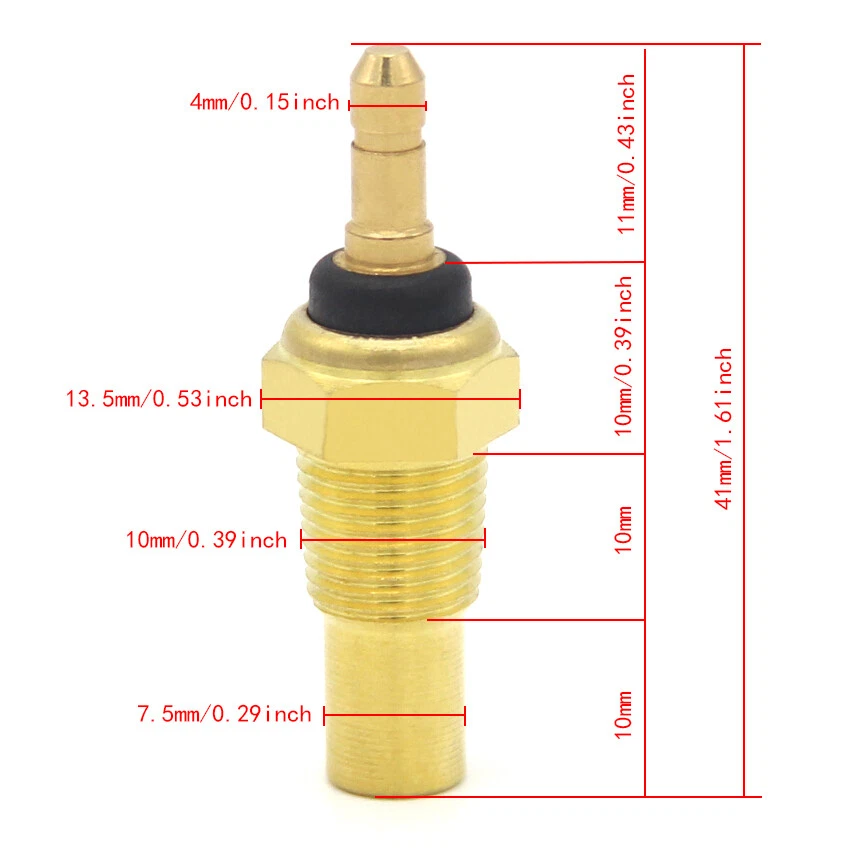 for Honda Water Temp Temperature Sensor NR750 NSR125R NSR50 NTV600 NX250 CB500 - Image 2 of 4
