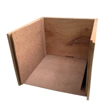 Miniature Room Box Wood Vignette Doll Craft House  14” W / 14” L/ 11” H