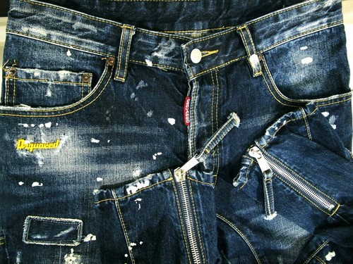 HOT ITALY DSQUARED2 CLEMENT BIKER Slim 