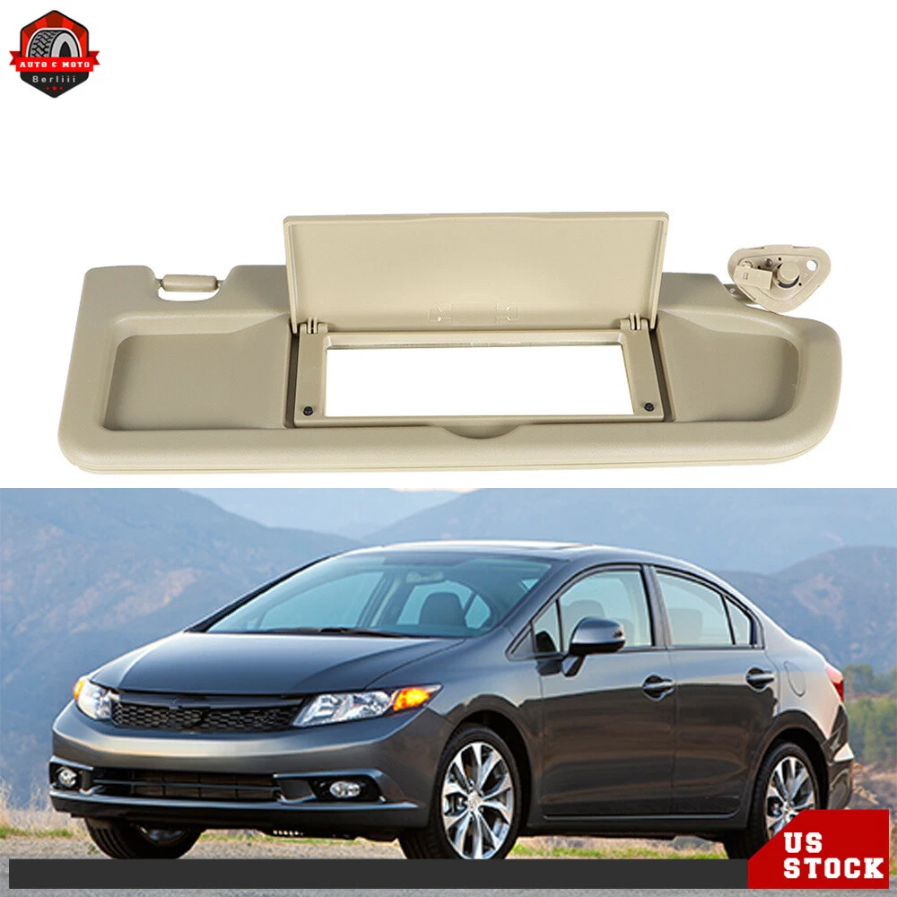 2007 honda civic sun sale visor right side