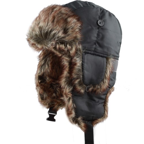 Trapper Hat - The Hat Depot All Size Trooper Hat with Safety Reflective Aviator - Picture 39 of 54