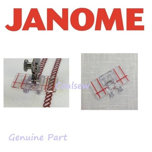 GENUINE JANOME Sewing Machine BORDER GUIDE FOOT Cat B + C Part No