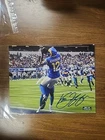 LOS ANGELES RAMS VAN JEFFERSON #12 SIGNED 8x10 Photo Witness Certified