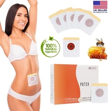 50 pcs Magnetic Slim Patch Navel Stick Slimming Lose Weight Patch Fat Burning