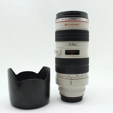 Canon EF 70-200mm F2.8L USM Lens Excellent Condition with Caps and Hood