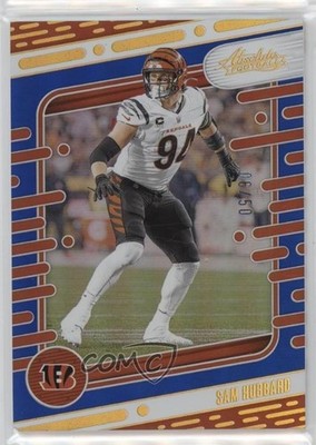 2024 Panini Absolute Blue Spectrum 6/50 Sam Hubbard #21 1h0p