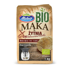MELVIT BIO Mąka Żytnia Pełnoziarnista 1KG Melvit S.A.