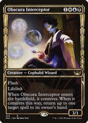 Obscura Interceptor (Showcase) #324 Streets of New Capenna