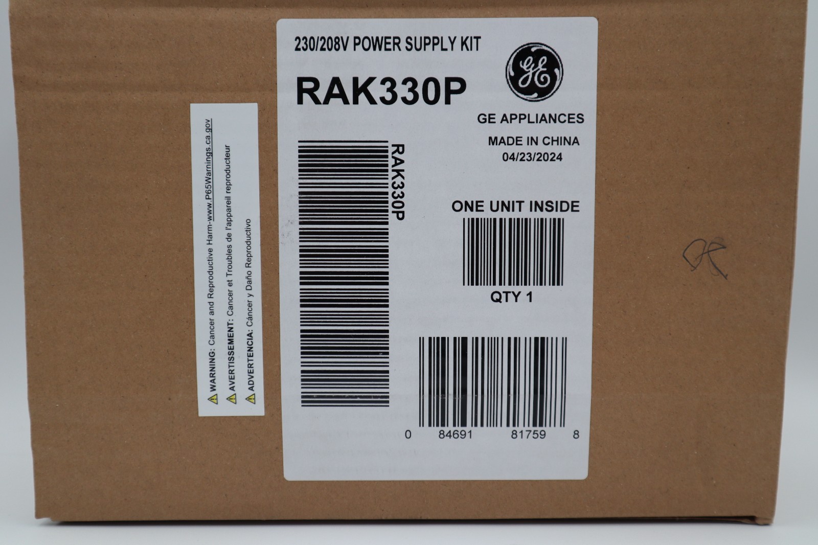 General Electric RAK330P Power Cord Kit For Zonelines 230/208