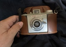 VINTAGE KODAK CAMERA IN LEATHER CASE PONY 828