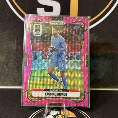 2026 Panini Prizm World Cup Yassine Bounou Pink Prizms /65 Morrocco #296