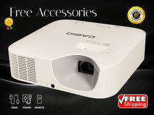 Casio XJ-F210WN DLP Projector 4K Laser/LED Hybrid 3500 Lumens WXGA 16W Speakers
