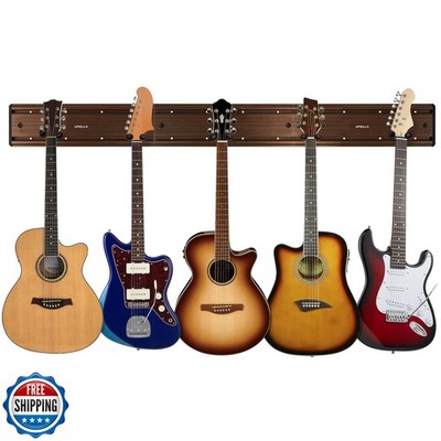 UPELLA Guitar Wall Mount Hangers, Holds Multi Guitars, Aluminum Metal Guitar 