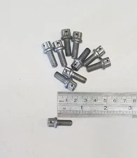 1/4-28 X 5/8" 12 Point Steel Bolt, Drilled For Safety Wire, 10 Pcs.