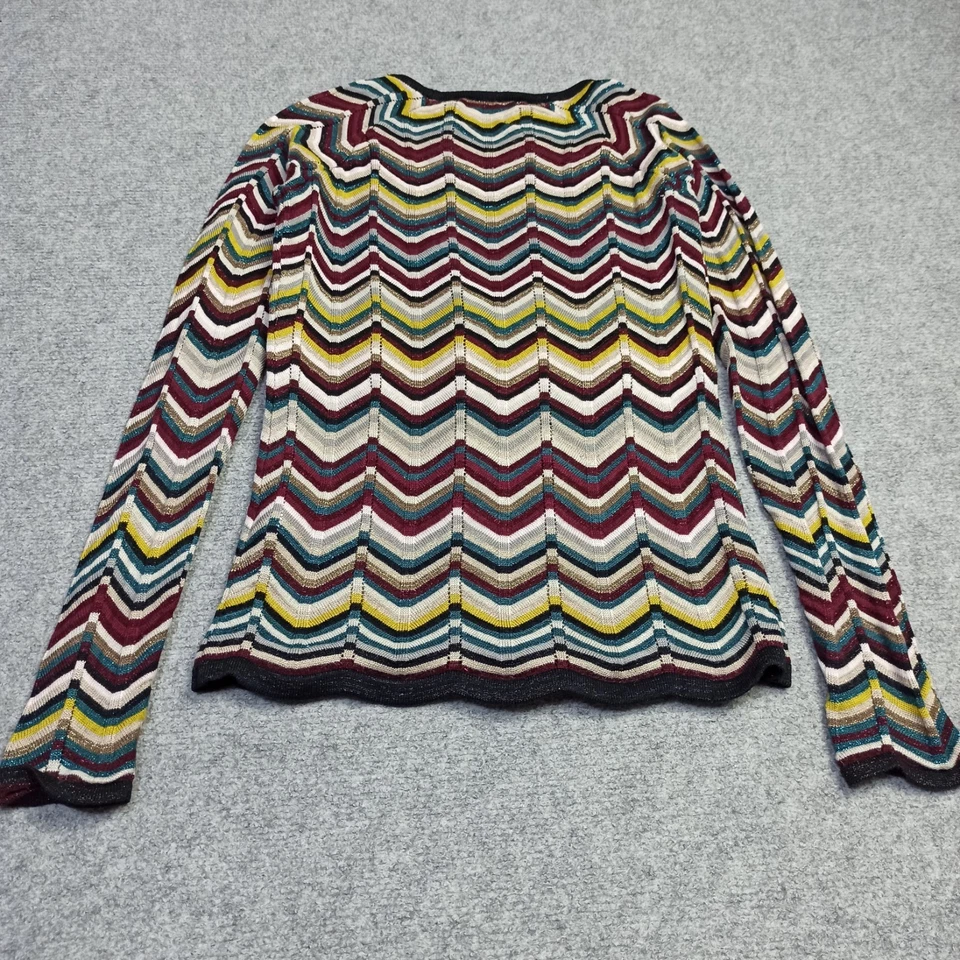 Missoni x Lindex Cardigan Femme Taille XS En Laine Viscose Tricot Zig Zag - Photo 2/4