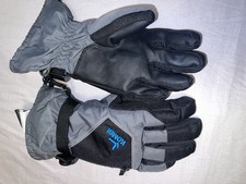 Kombi Ski Gloves. Women, Size Large. Black And Grey