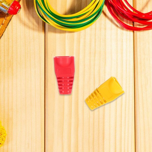 100 Pcs Kabelschutzfall Kabelmuffenabdeckung Schutzhüllen Für Datenkabel - 第 2/12 張圖片