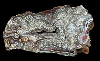 Crazy Lace Achat / Agate - Sierra Santa Lucia, Mexiko