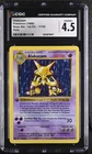 CGC 4.5 Alakazam 1/102 Base Set 1st Edition Shadowless Holo Pokemon Card