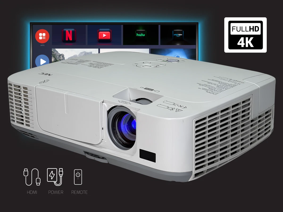 NEC 3000 - 3999 ANSI Lumens Home Theater Projectors for sale | eBay