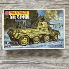 Matchbox German SD.KFZ.234/2 PUMA 1/76 Scale Tank Model Kit