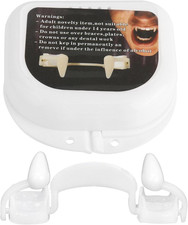 Vampire Fangs, Halloween Retractable Plastic Silicone Horrifying Vampire Fangs T