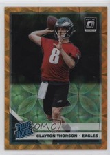 2019 Donruss Optic Rated Rookie Orange Scope Prizm 37/79 Clayton Thorson 3hd