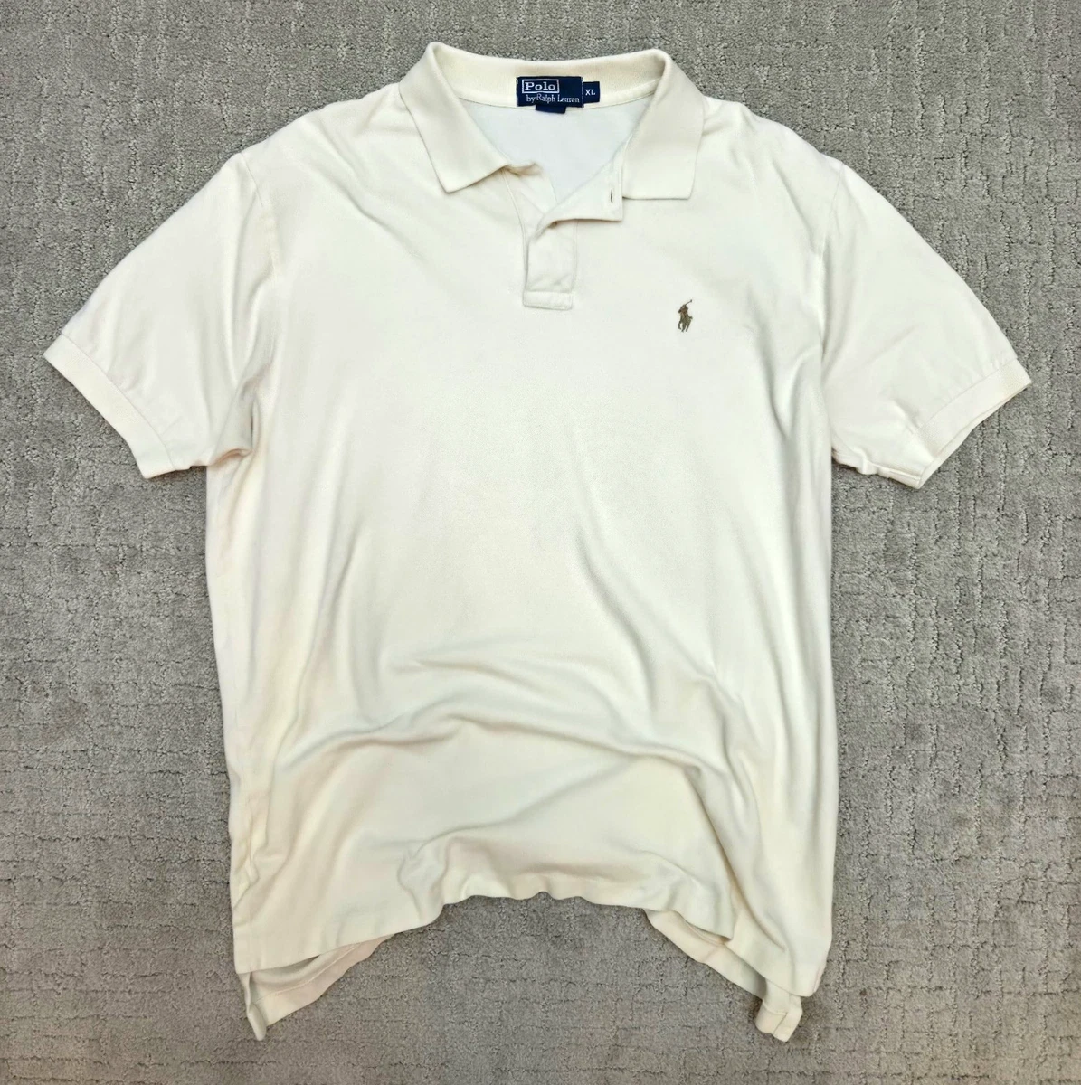 Polo Ralph Lauren Regular White Polos for Men for sale | eBay