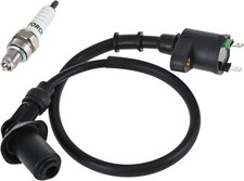 Ignition Coil Spark Plug Kit for 50cc 70cc 90cc 110cc 125cc ATV Quad Kids Four W