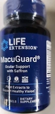 Life Extension MacuGuard, Ocul Support - 60 SoftGels - Ex: 12/26