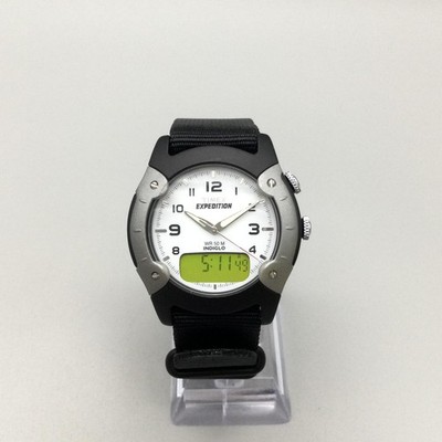 Timex Expedition iControl Mens Stainless Steel Analog-Digital Watch New Battery SOLD** TIMEX Expedition iControl Silver Tone Indiglo Analog  main image 2