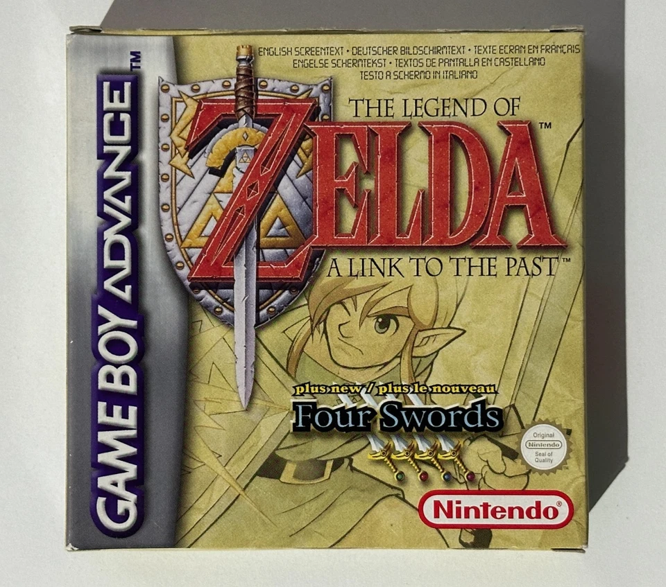 Nintendo Game Boy Advance Zelda A Link to the Past Four Swords Boxed with manual - Image 2 of 4